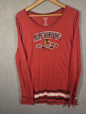 Reebok Chicago Blackhawks long-sleeve shirt (R539)
